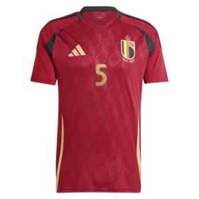 Belgien Vertonghen 5 Hjemme EM 2024 - Fodboldtrøjer (S/S)